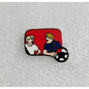 (You Tube) Button Hat Pin YouTube‎ Pinback Pin